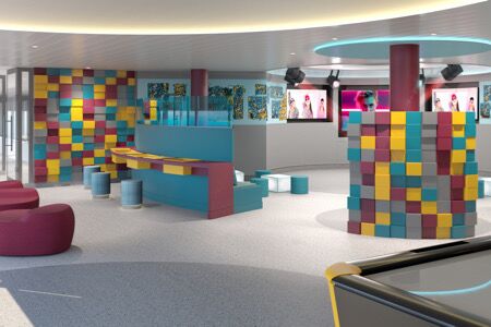 P&O Cruises kids club play area