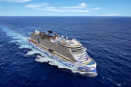 Norwegian Cruise Line ship sailing in the Fjords
