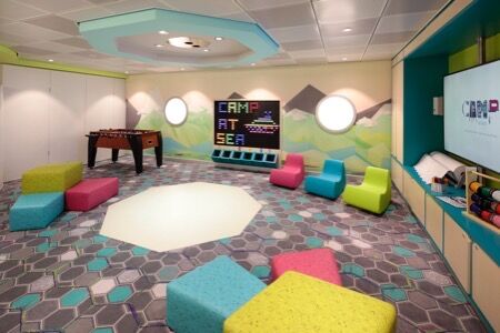 Camp at Sea play space on a Celebrity Cruises ship